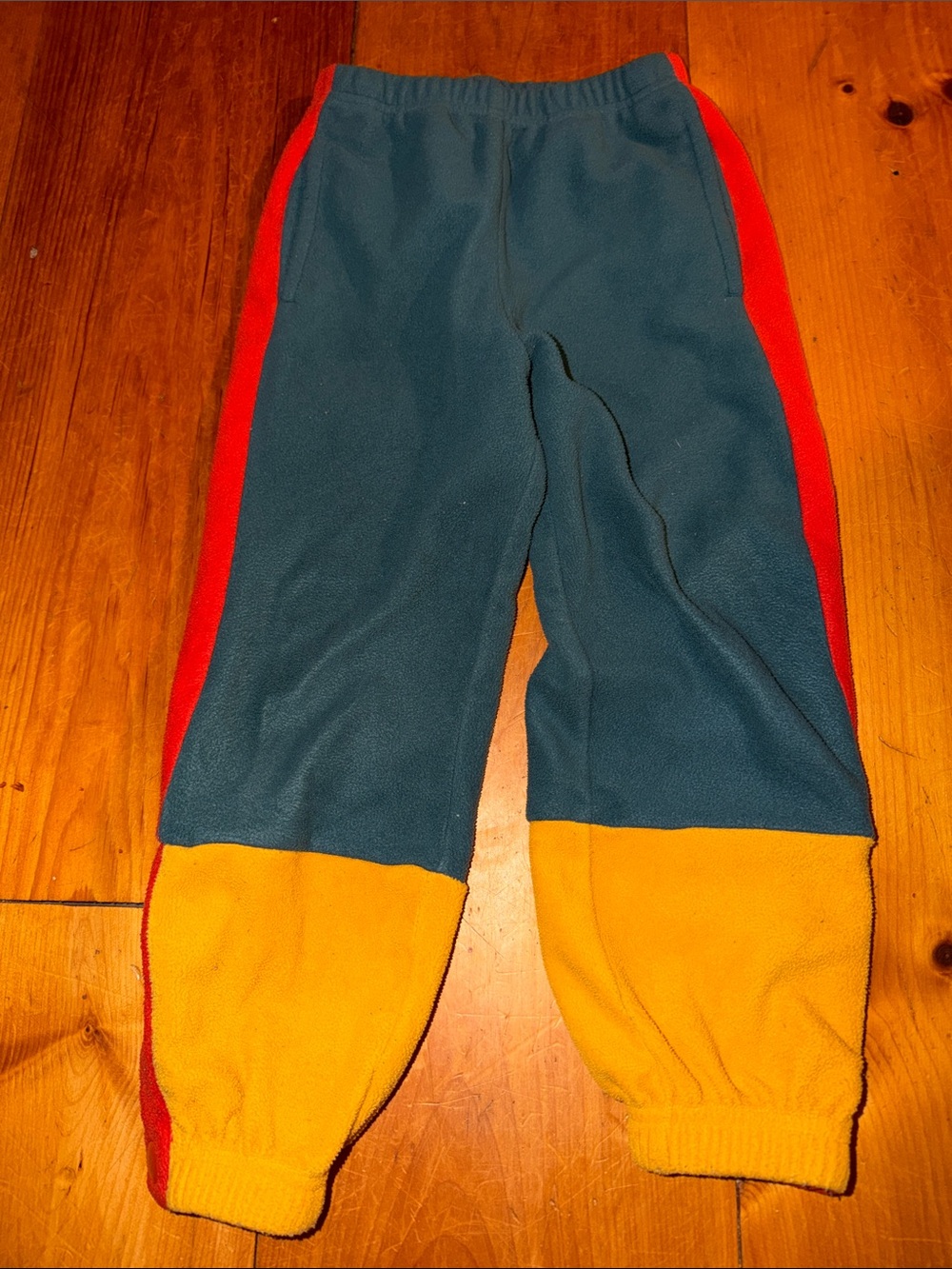 Hannah Andersson Colorblock Elastic waist jogger Pants Green Red Yellow 5 (110)